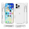 For iPhone 16 Pro Max Clear Mobile Phone Case Shockproof TPU+TPE+PC Phone Cover