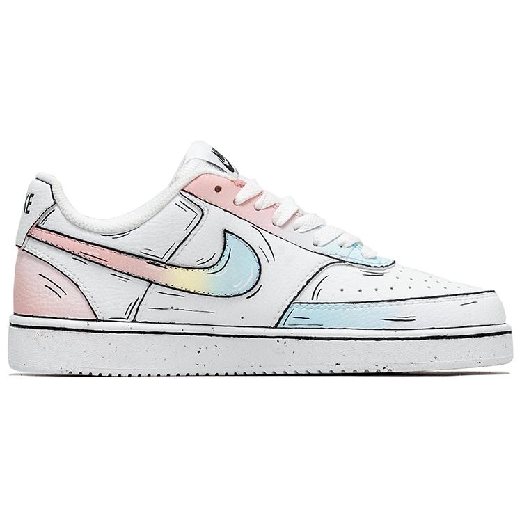 Nike Кроссовки для скейтборда Court Vision 1 Низкие кожаные Мужские Белые DH2987-101(Команда853-)