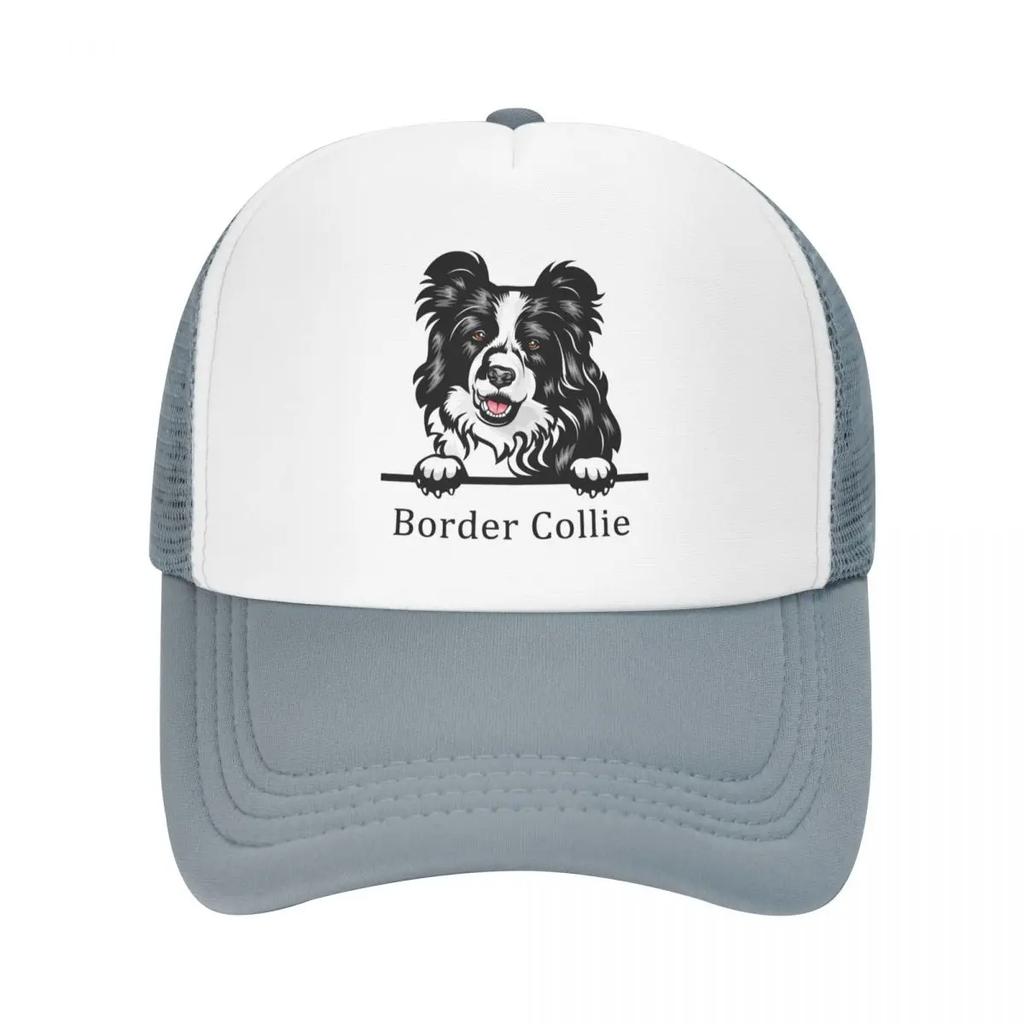 Custom Border Collie Dog Baseball Cap Outdoor Women Unisexs Adjustable Pet Animal Trucker Hat Autumn Personalized Dad Hat