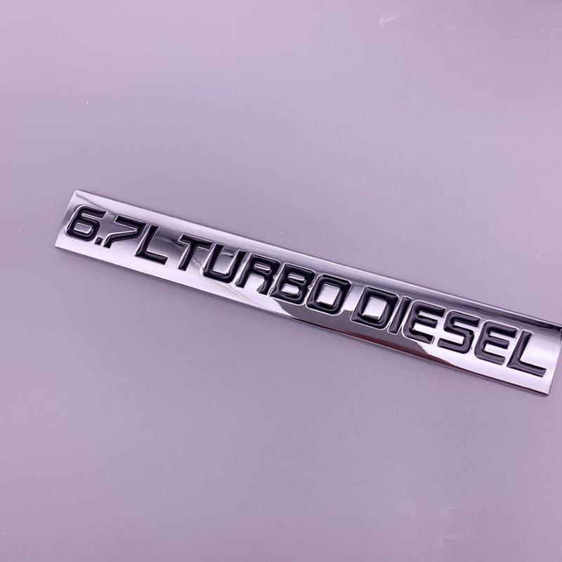 Наклейка на автомобиль «6.5L 6.4L Twin Turbo» «6.7L Turbo Diesel» «6.6L DIRTY-MAX» металлическая эмблема с логотипом