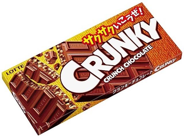 Lotte Crunky — японский молочный шоколад с хрустящими кранчами, 45 г