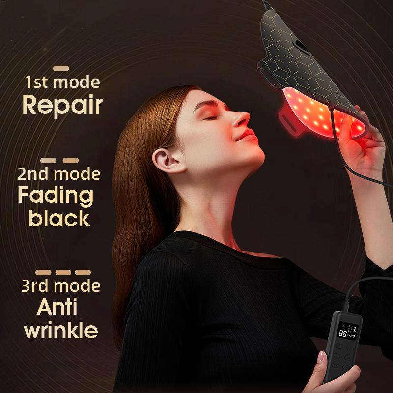 8 цветов светодиодный фотонный силиконовый маска инфракрасная терапия маска для лица косметическая маска для подтяжки лица восстановление кожи осветление тона кожи