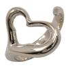 TIFFANY&Co. Open Heart Ring Elsa Peretti Silver925 #5.8(US Size) 3.8g Women Used