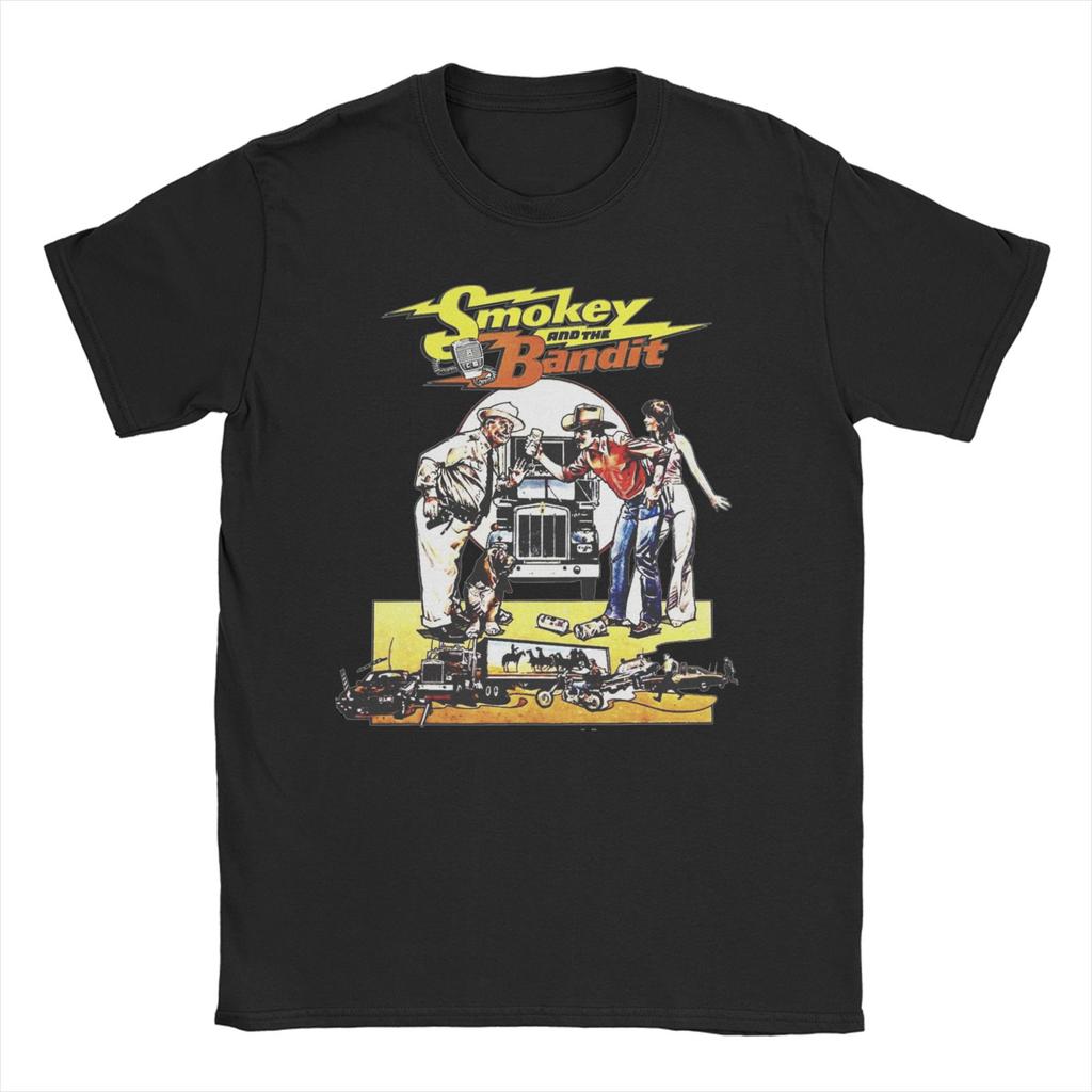 Smokey and the Bandit Trans Am Homage Jerry Reed Burt Reynolds TShirt for Unisex Cotton Tees SortSleeve T Shirt Gift Idea Tops