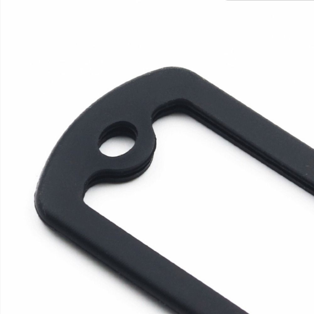 Black Dog Tag Cover 1.97*1.18 Inches Noiseless Dog Tag Rubbers Dog Tag Outdoor