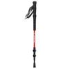 CAPTAIN STAG Trekking Type Lever FEEL BOSCO Poles, 2, 3-Section, Lock, I-Shaped Grip, Red, UM-2329