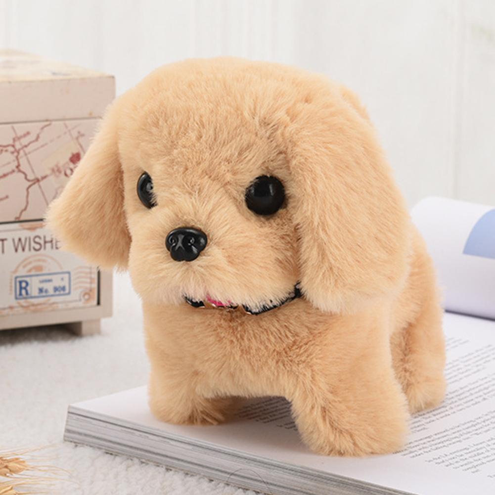 Electronic Robot Dog Soft Fur Walking Barking Puppy Special Gifts Battery Powered Home Decoration for Boys Girl Birthday Gifts