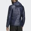 adidas Warm Windproof Cap Down Jacket Men's Blue DX0785