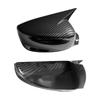 Для Honda Accord 9th 2008-2017 Car Reaview Mirror Cover Trim Horn Style Door Sedan Carbon Fiber Style Glossy Black