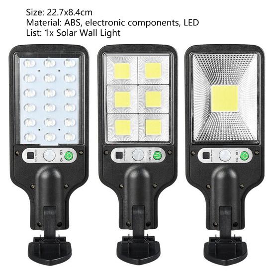 Светодиодная лампа Индукционная лампа с широким диапазоном освещенности, чувствительная уличная солнечная настенная лампа для сада