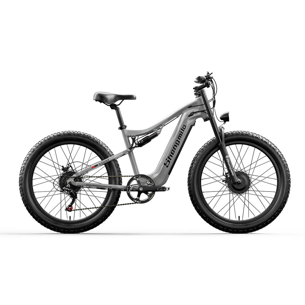 Shengmilo S600 2000W Dual-Drive Electric Bike, 26" Fat Tire, Shimano 7-Speed, Hydraulic Brake, Samsung Battery Ebike