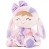 Baby Dolls Plush Doll  New Design Rabbit Doll Soft Toys Gir's Birthday Gift 30cm Tie-dye Purple