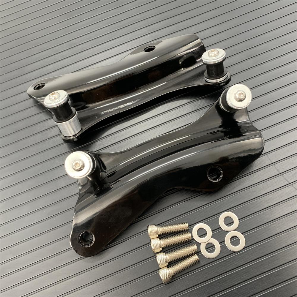 Motorcycle 4 Point Docking Hardware Kit For Harley Touring Road King Glide 2014-2022 Chrome Black