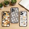 AAA Милый котенок Любовь Чехол для телефона iPhone 17,16,15,14,13,12,11 Plus,Pro Max,XS,Мягкий силиконовый Черный чехол