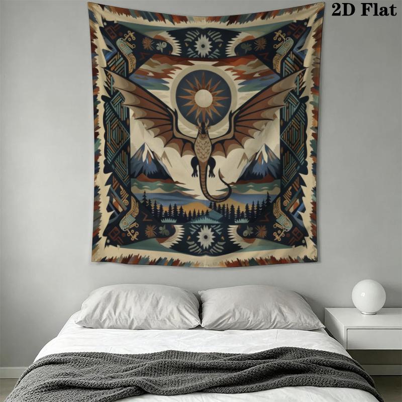 Tribalism animal Wall Tapestry Aesthetic Wall Hanging Printed Fabric Blanket Decorative Tapestries for Bedroom Living Room Home Decor