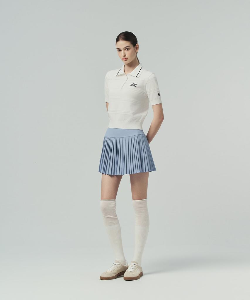 SERGIO TACCHINI W Фреска Вязаный Поло с Полосками с Коротким Рукавом
