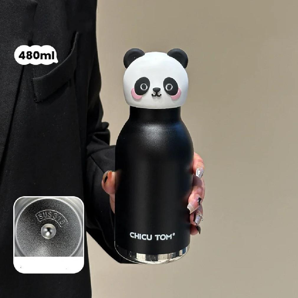 3D Animal Head Thermos 480ml