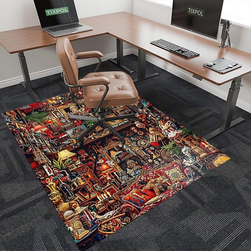1pc Clown Party Chair Mat - Festive Gift for Office Chairs, Non-Slip Carpet for Home Decor, Suitable for All Seasons and Rooms.P034