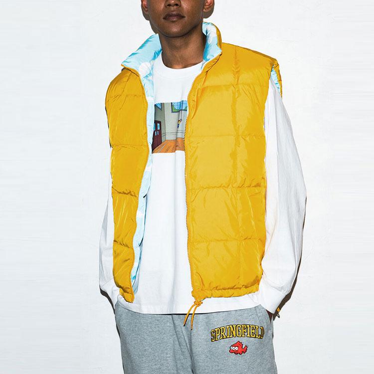 Levis X The Simpsons Reversible Color Block Down Vest Men Vests Blue A2053-0000