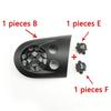Для BMW MINI Cooper R55 R56 R57 R58 R59 R60 R61 07-14 Автомобильный руль Многофункциональный переключатель круиз-контроля Крышка кнопки Накладка