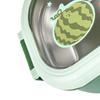 Термостойкий герметичный ланч-бокс для фруктов с 2 отделениями, контейнер для ланча из нержавеющей стали, 1000 мл, термоизоляционный бокс для хранения еды, для кемпинга