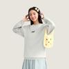 LiNing Li Ning Теплый свободный свитшот с круглым вырезом на флисовой подкладке, унисекс, для пар