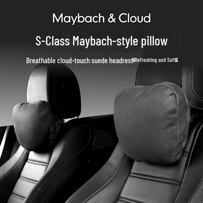 Подушка для подголовника и поясничной поддержки шеи Nick Car для Maybach S-Class, Mercedes, Tesla и AITO