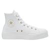 Converse Высокие белые женские кроссовки на платформе Chuck Taylor All Star Gold 568380C