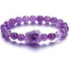 Natural Amethyst Quartz Beaded Bracelets Health Bracelet for Women Yoga Jewelry Gift