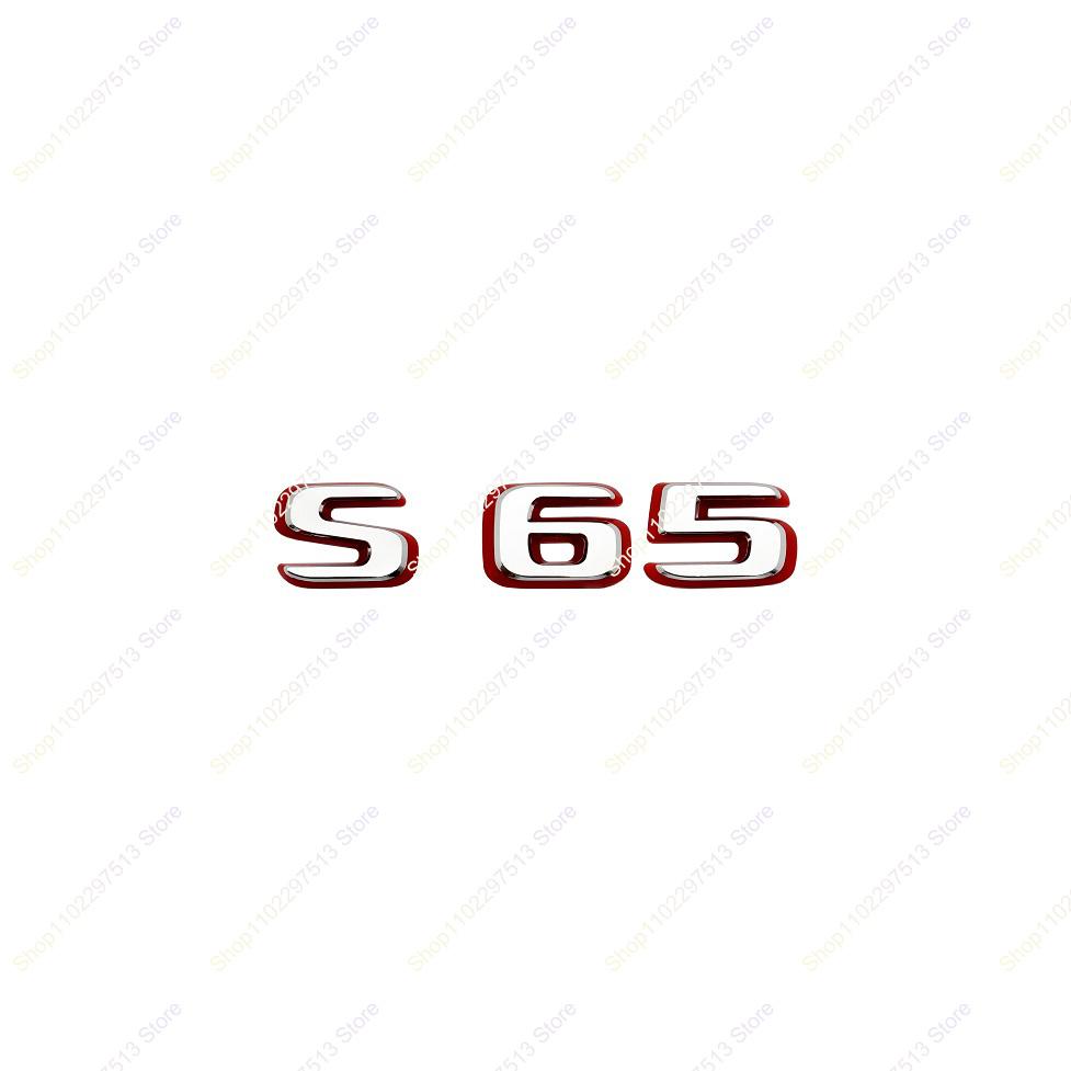3D Новый стиль Двухцветные Цифры Буквы S63 S65 S63L S65L ABS Шильдик для W222 W223 Автомобиля Крыло Багажник Логотип Наклейка