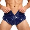 Men‘s Reusable Leakproof Swim Briefs S-3XL Front Zipper Elastic Waistband Waterproof Diaper Cover for Adult Incontinence