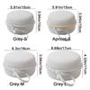 Grey U Type Neck Pillow Case Zipper Round Foam Pillow Box Camping Hard Storage Bag  Travel