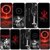 Cover for iPhone 16 15 14 Xiaomi Redmi Note 13 12 11 Pro Max X 10 8 9 XR Samsung Galaxy S24 S23 A05 A15 13C OPPO Huawei Anime Berserk Guts Phone Case