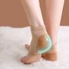 2Pcs Gel Silicone Heel Protector Sleeve Feet Skin Care Socks Heel Pads Relief Plantar Heel Pain Reduce Pressure Half-yard Socks