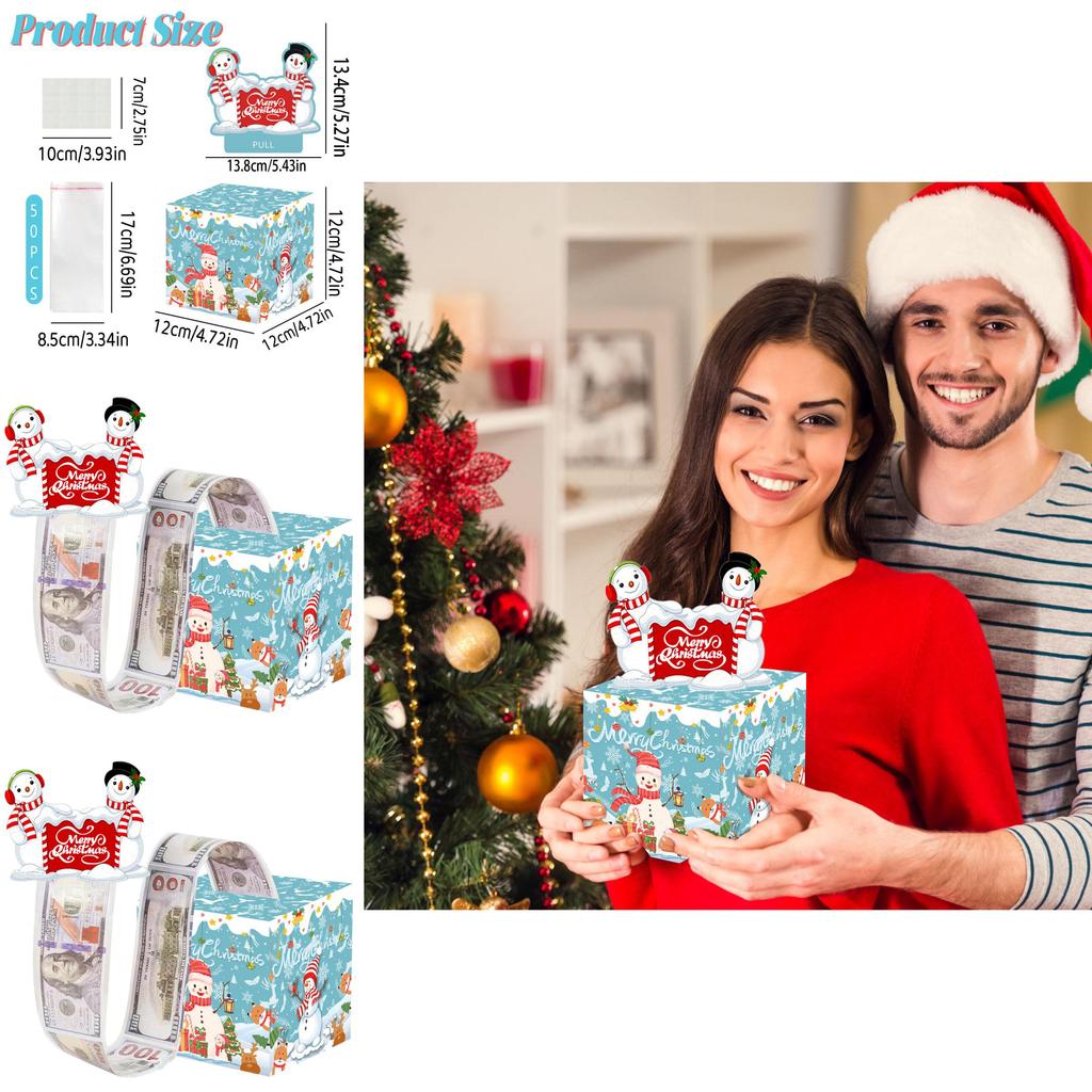 Синий снеговик Письмо Рождественский Декоративный Ящик С Хранилищем Для Подарков Для Праздничных Торжеств И Атмосферы Вечеринки