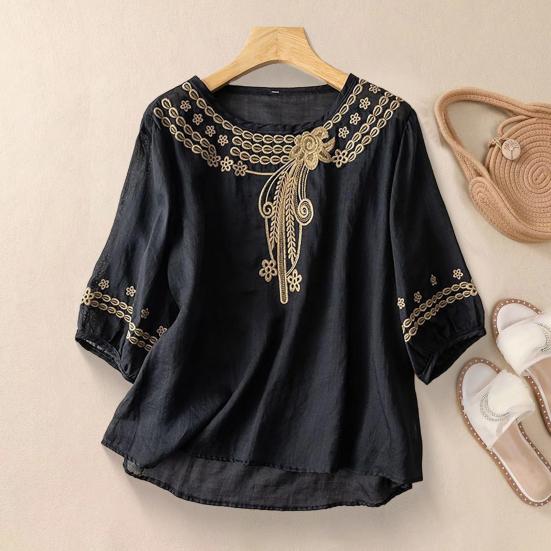 Женские топы с круглым вырезом и коротким рукавом, свободная футболка с ажурным узором, летние тонкие пуловеры