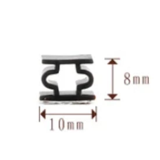 6M силиконовая резиновая уплотнительная лента для дверей, окон, звукоизоляционная лента, самоклеящаяся лента 10x1/6/8/10/12/15 мм, оконная фурнитура