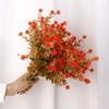 Реалистичная искусственная ветка эвкалипта пластиковая оранжевая искусственная ветка эвкалипта декор для вечеринки