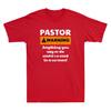 Pastor  Warning I Might Put You In A Sermon Funny Quote Vintage Unisexs TShirt