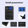 Быстрое зарядное устройство LCD Micro USB для камеры Olympus D750, SH21, SP800UZ