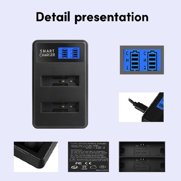 Быстрое зарядное устройство LCD Micro USB для камеры Olympus D750, SH21, SP800UZ