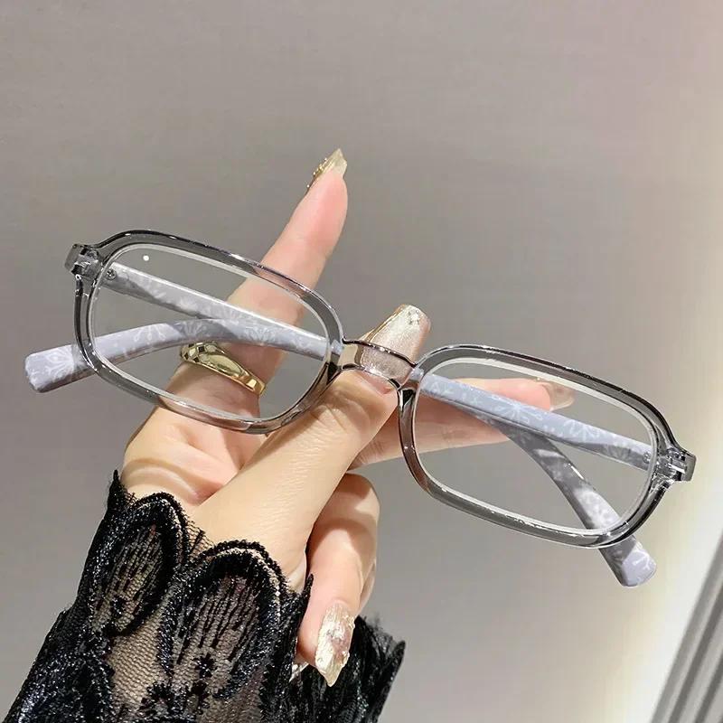 Popular Retro Small Frame Light Luxury Women'S Presbyopia Glasses Ultra Light Neutral High-Quality Anti Blue Light Glasses