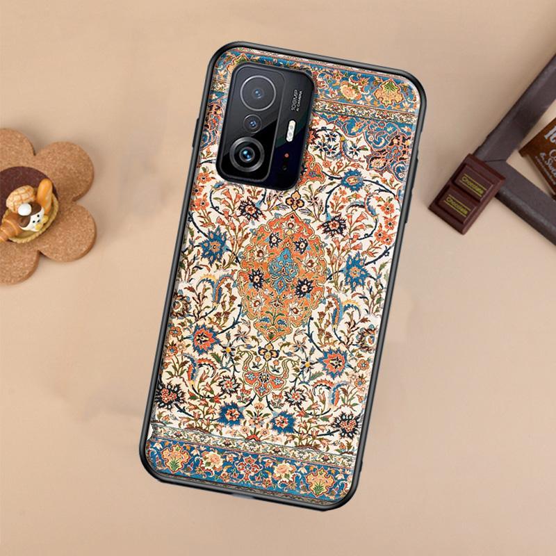 Чехол с цветочным узором в персидском стиле для Xiaomi 14T 11T 12T 13T Pro 13 14 Ultra POCO X7 Pro X3 X5 F3 F5 F6 M6 X6 Pro