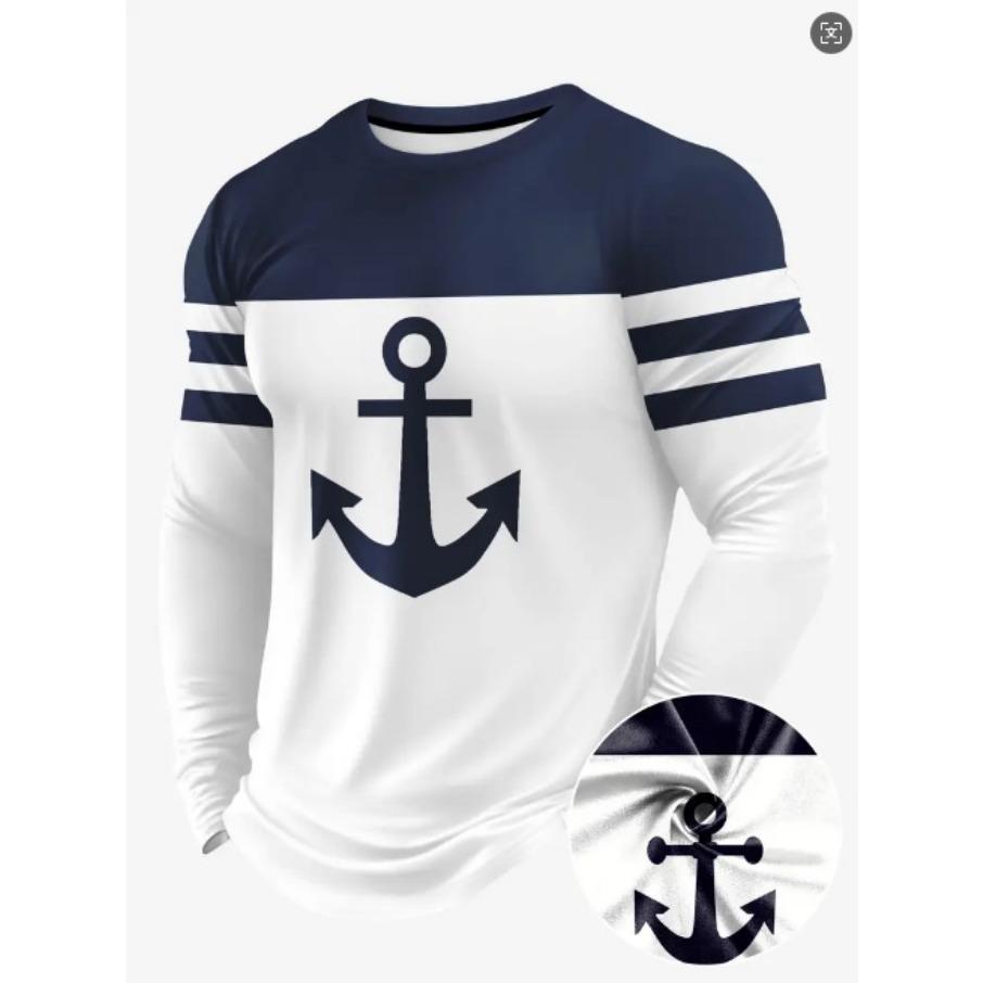 Женская футболка с круглым вырезом, длинным рукавом и 3D-принтом