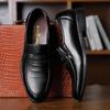 2024 Autumn Men's Breathable Leather Soft Sole Casual Shoes for Middle-Aged & Elderly