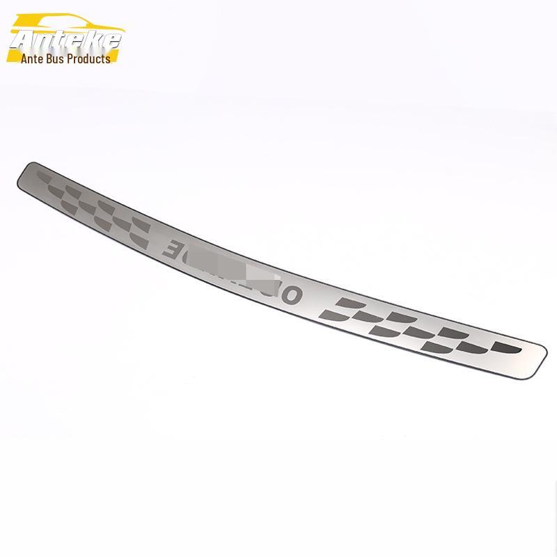 13 Outlander Защитная накладка заднего бампера - Накладка на порог бампера багажника