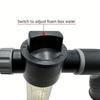 New High-Pressure Car Wash Spray Long Rod Gun, Equipped With Removable Soap Spray Gun Anti-Skid Handle Foam Spray Pipe - Suitabl