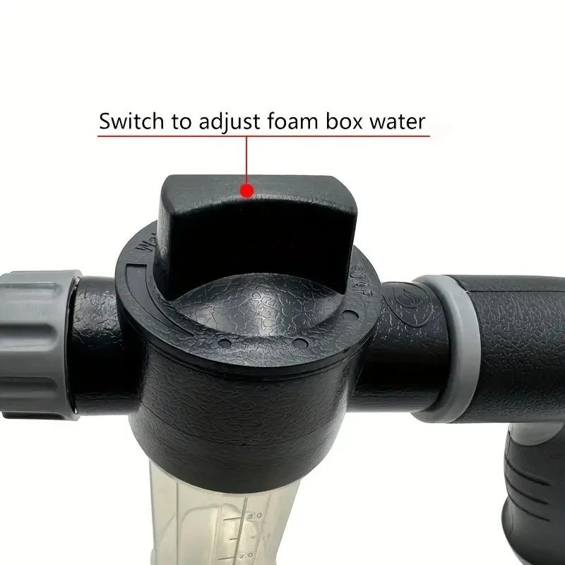 New High-Pressure Car Wash Spray Long Rod Gun, Equipped With Removable Soap Spray Gun Anti-Skid Handle Foam Spray Pipe - Suitabl