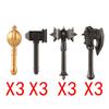 Military Building Blocks Medieval Soldiers Castle Figures Weapons Knights Gifts Accessories Helmets Mini Bricks MOC Boys Toys