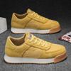 Весенние желтые модные мужские туфли мужские удобные повседневные кроссовки на шнуровке мужские дышащие мужские спортивные туфли на плоской подошве кроссовки Zapatos Hombre